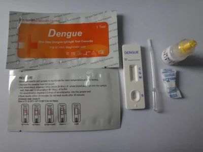 Prueba rápida de la enfermedad infecciosa humana Dengue Ns1 Antígeno e Igm/Igg Kit de prueba de anticuerpos Cassette