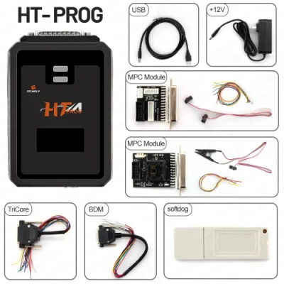 Ht Prog Htprog, versión completa, funciona con programador ECU, adaptador Kt200 Htprog para herramientas de sintonización de Chip ECU originales clonadas