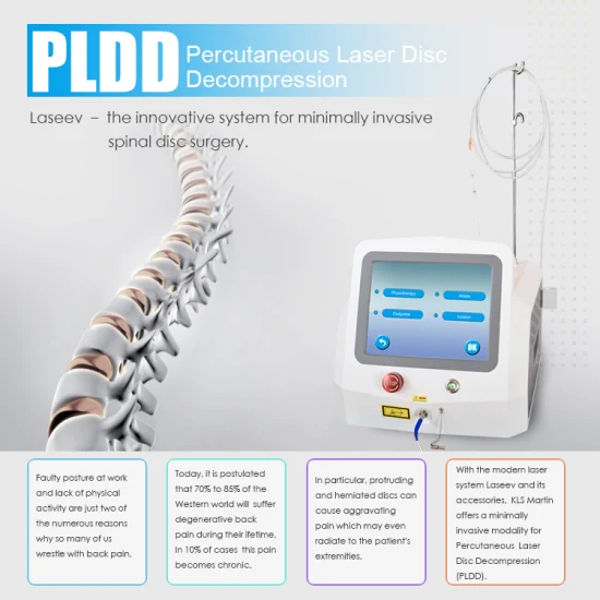 Dispositivo médico de fisioterapia infrarroja lejana biotecnológica de alta calidad Triangel para láser antiinflamatorio Pldd 980 + 1470nm