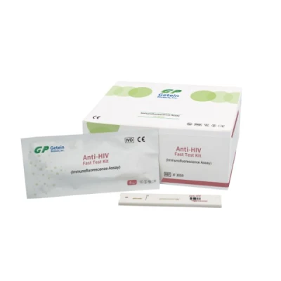 Kit de prueba rápida directo de fábrica para la detección de antígenos y anticuerpos del virus de la inmunodeficiencia humana anti-VIH Enfermedades infecciosas